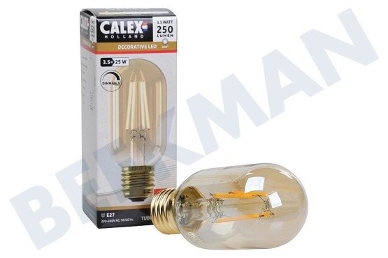 Calex  1101003900 Modelo de tubo de filamento de vidrio completo LED 3.5 Watt, E27