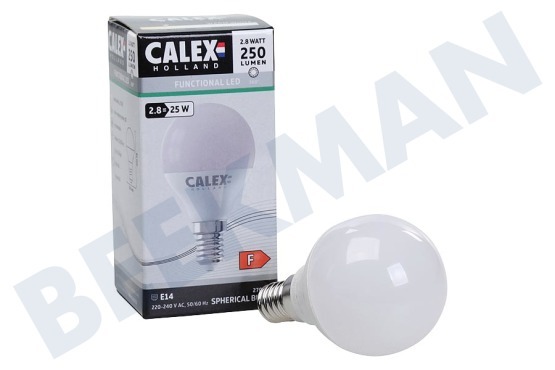 Calex  1301001600 Lámpara de bola LED 2.8 Watt, E14 P45 2700K