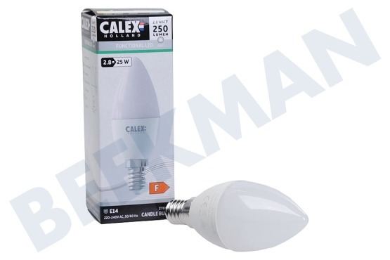 Calex  1301006200 Lámpara Vela LED Mate 2,8 Watt, E14 B35 2700K