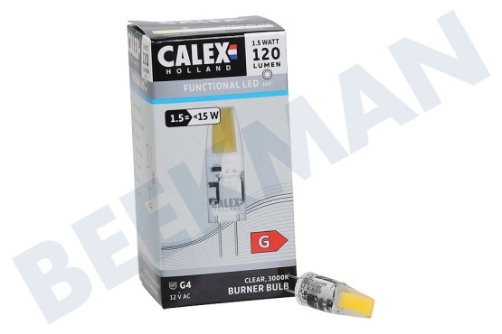 Calex  1301007300 LED G4 12 voltios, 2 LED 1,5 vatios, 3000K