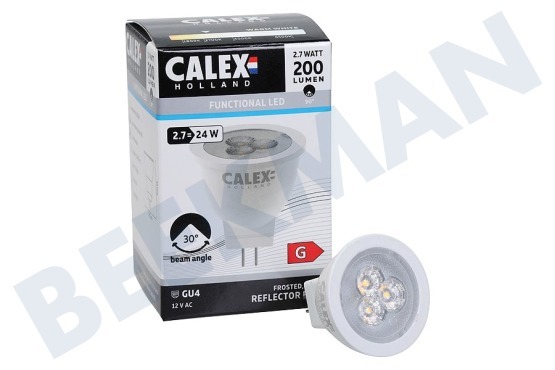 Calex  1301004100 MR11 12 voltios, 2,7 vatios, blanco cálido 3000K