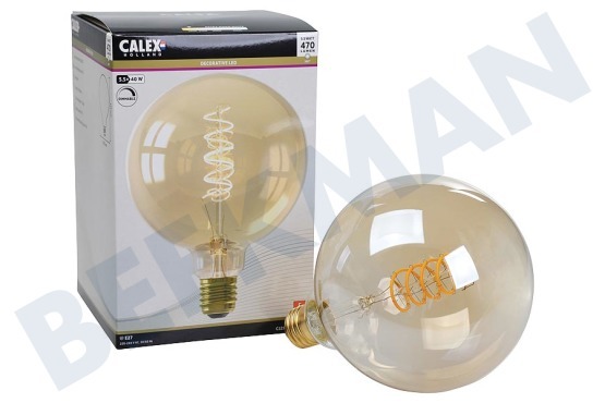 Calex  1001002200 Globe G125 Gold Flex Filamento Regulable E27 5.5 Watt