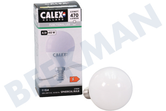 Calex  1301000800 Lámpara de bola LED 4,9 vatios, E14