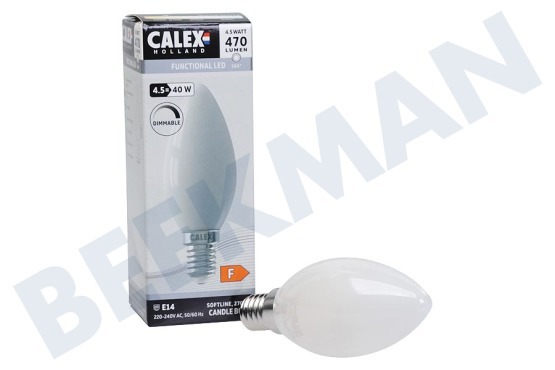 Calex  1101005900 Vela LED B35 Softline Filamento Recto E14 4.5W
