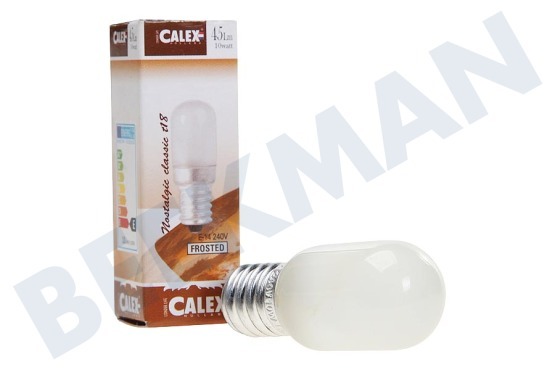 Calex  410998 Calex tubo de la lámpara 240V 10W E14 mate 45lm 18x52mm