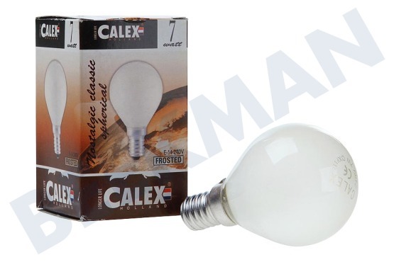 Calex  407602 Calex Ball-noche lámpara 240V 10W E14 mate 50LM