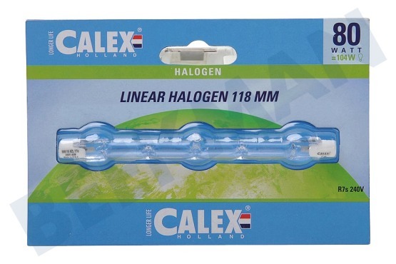 Calex  509118 Calex lámpara halógena 230V 80W (104W) R7s 8x118mm