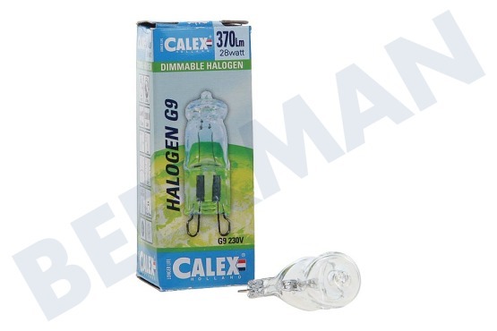 Calex  518208 Lámpara Guardar Calex halógena 230V 28W (37W) G9 clara