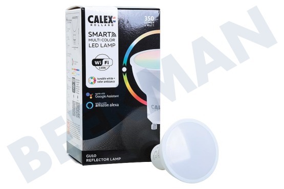 Calex  Lámpara reflectora LED inteligente GU10 SMD RGB regulable