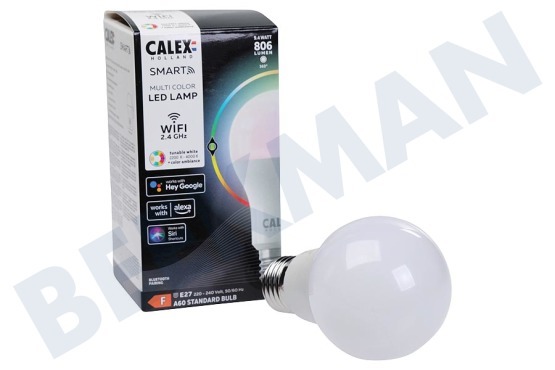 Calex  Lámpara LED inteligente estándar E27 SMD RGB regulable