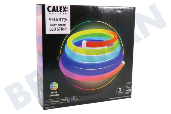 Calex  6101000400 Tubo Neón Inteligente 360, 3 metros, RGBIC