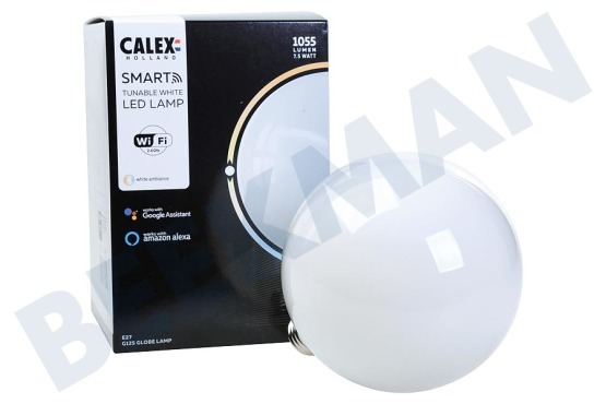 Calex  Filamento LED inteligente Softline Globelamp E27 regulable 7,5 vatios