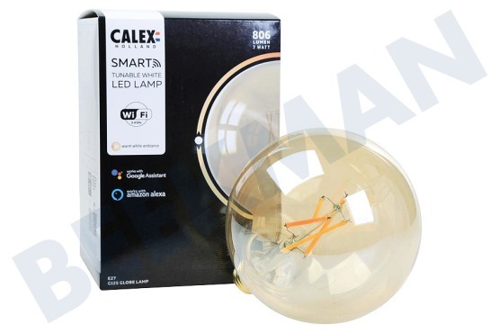 Calex  Filamento LED inteligente Globo de oro rústico E27 Regulable