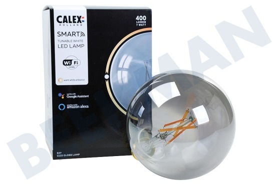 Calex  Inteligente LED Filamento Rústico Smokey Globelamp E27 Regulable