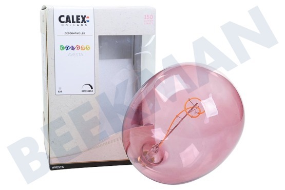 Calex  Colores Avesta Quartz Pink LED lamp 4 Watt, regulable