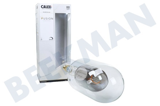 Calex  Lámpara LED Sundsvall Clear / Titanium Fusion de 3 vatios, regulable