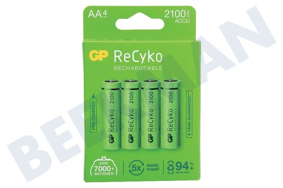 GP  LR6 ReCyko + AA 2100 - 4 pilas recargables
