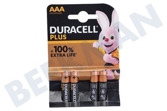 Duracell  AAA Batería alcalina de potencia Duracell AAA Plus