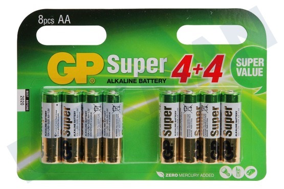 GP  LR06 AA super alcalino