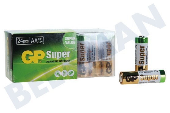 GP  LR6 Super Alkaline AA - 24 baterías