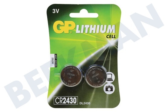 GP  CR2430 GP de litio de 3V botón de la célula
