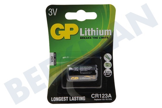 GP  CR123A Batería CR123A GP Litio