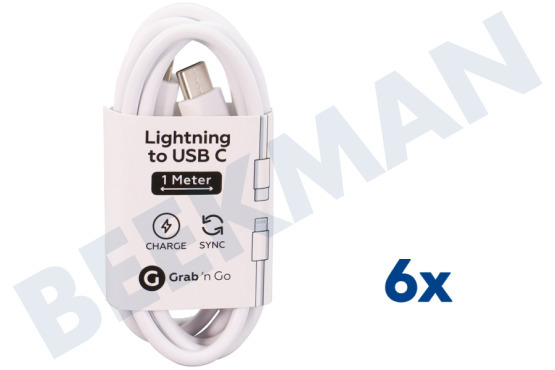 Apple  Cable USB Cable Lightning a USB C de 1 metro (no MFI), blanco