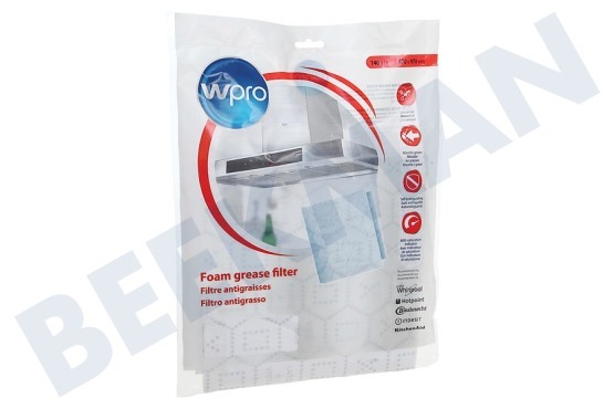 Philips/Whirlpool Campana extractora UGF015 Filtro WPRO indicador universal Saturación
