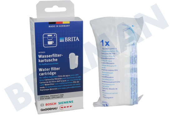 Siemens Cafetera automática Filtro de agua Cafetera Brita Intenza