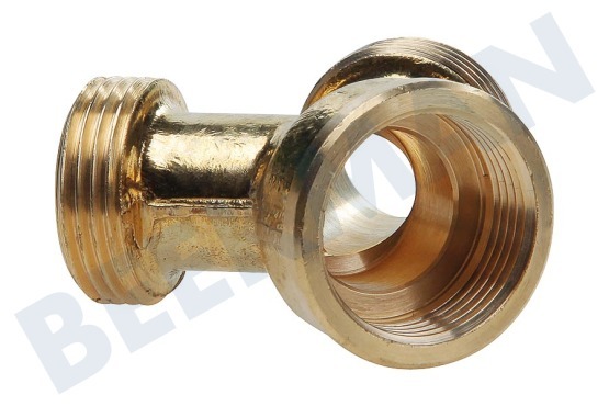 Universeel  Conector Manguera modelo Y latón 2x