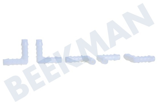 Universeel  Conector Manguera de condensación con acoplamiento en ángulo recto de 8 mm