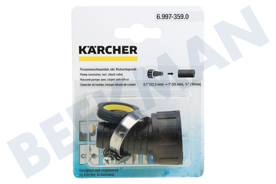 Karcher  6.997-359-0 Conector de bomba para manguera de 3/4" y 1"