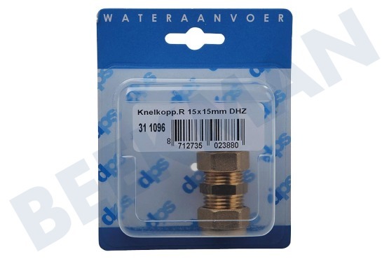 Dps  Acoplamiento fijado recto 15x15mm