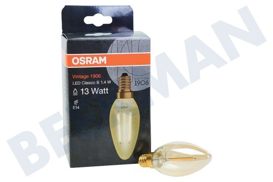 Osram  Osram Vintage 1906 LED Clásico B35 1.5 Watt, E14