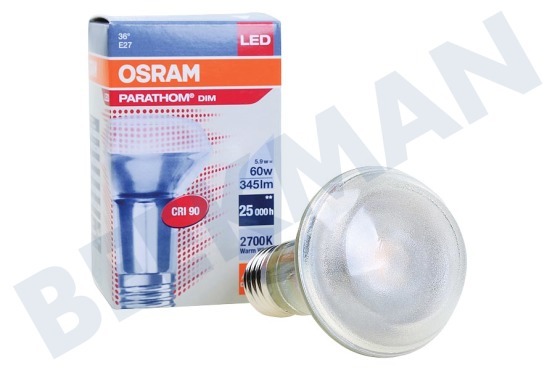 Osram  4058075607897 Lámpara reflectora Parathom R63 Dimmable E27 5.9W