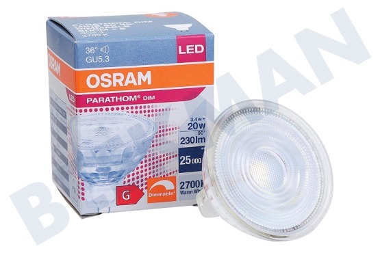 Osram  4058075796454 Lámpara Reflector Parathom MR16 GU5.3 Regulable 3.4 Watt