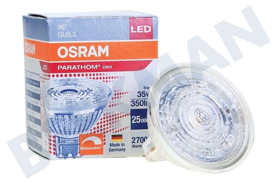 Osram  4058075431492 Lámpara Reflector Parathom MR16 GU5.3 Regulable 4.9 Watt
