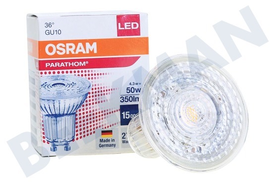 Osram  4058075608153 Parathom reflector de la lámpara PAR16 GU10 4.3W