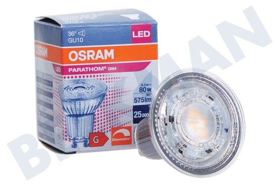 Osram  4058075433663 Lámpara reflectora Parathom GU10 PAR16 8.3 Watt, regulable