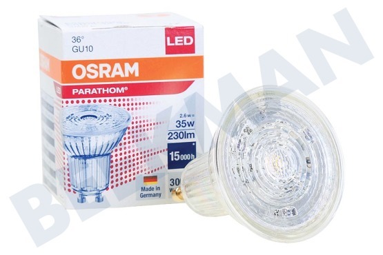 Osram  4058075815414 Parathom Reflector lamp GU10 PAR16 2.6W 3000K