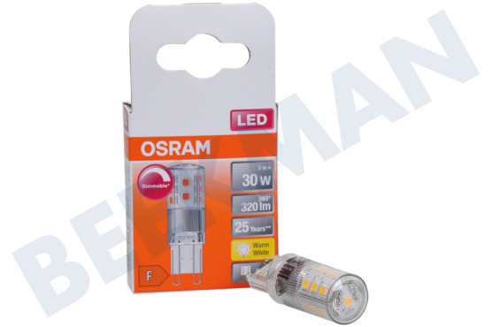 Osram  LED Pin 30 Dim G9 3.0 Watt, 2700K
