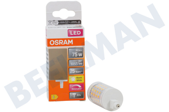 Osram  LED SST Línea 78mm CL75 Regulable R7S 9.5 Watt