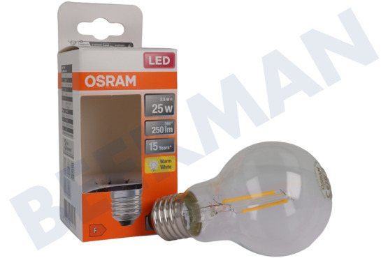 Osram  LED Retrofit Classic A25 E27 2,5 W, transparente