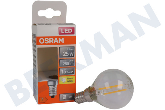 Osram  LED Retrofit Classic P25 E14 2,5 W, transparente