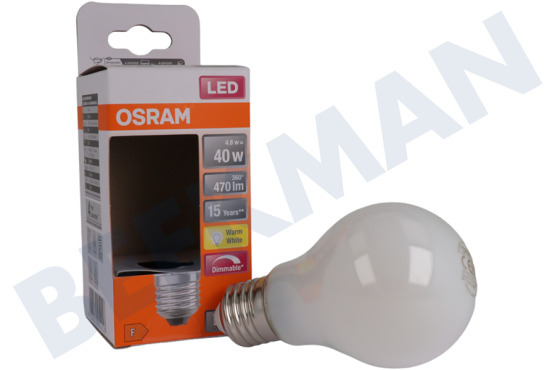 Osram  LED Retrofit Classic A40 regulable E27 4,8 W, mate