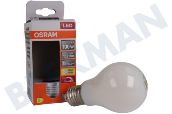 Osram  LED Retrofit Classic A100 regulable E27 11,0 W, mate