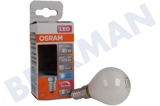Osram  LED Retrofit Classic P40 regulable E14 4,8 W, mate