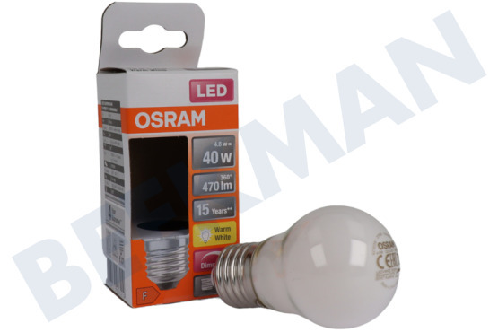 Osram  LED Retrofit Classic P40 regulable E27 4,8 W, mate