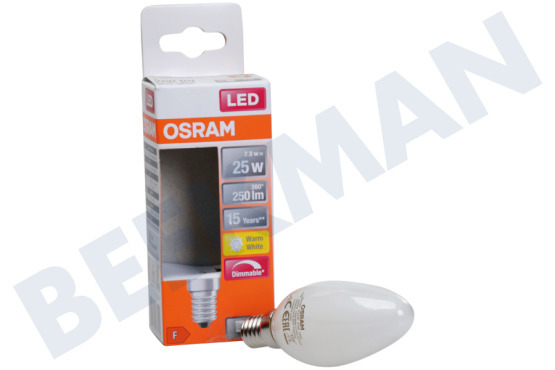 Osram  LED Retrofit Classic B25 regulable E14 2,5 W, mate
