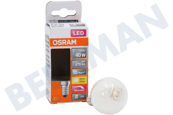 Osram  LED Retrofit Classic P40 regulable E14 4,8 W, mate